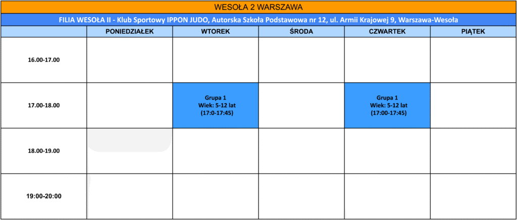 judo dla dzieci warszawa wesoła 2
