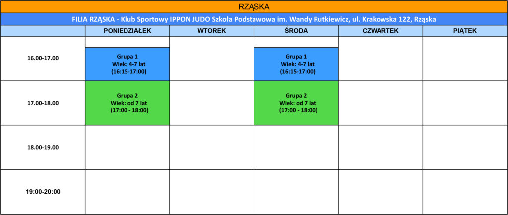 Rząska judo dla dzieci